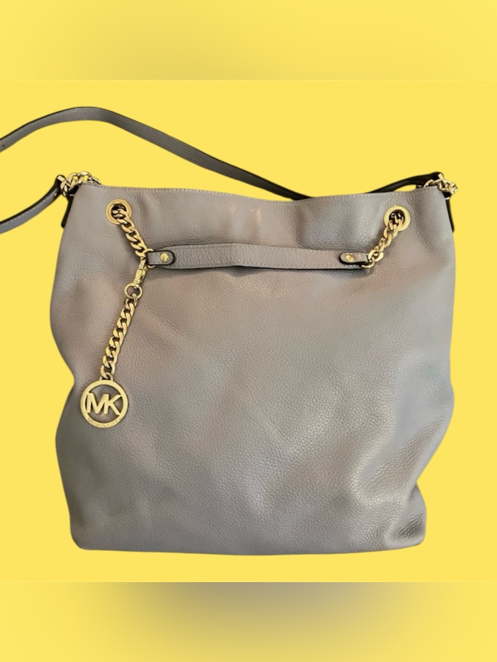 LIKE BRAND NEW & SPOTLESS!! MICHAEL KORS LARGE JET SET CHAIN TOTE SHOULDER BAG